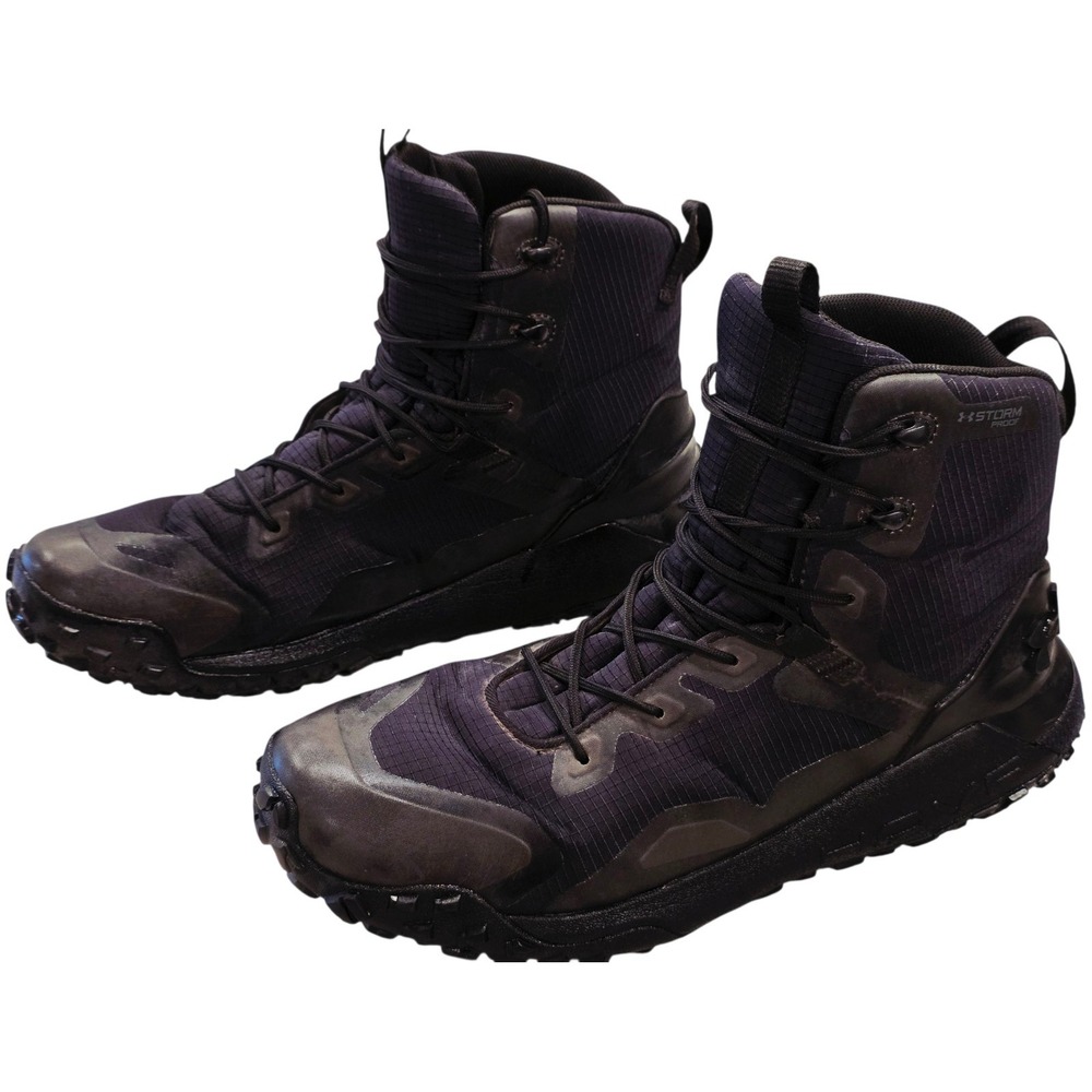 Under Armour HOVR Dawn WP Hiking Boots Triple Black Men's 12 3023105-001